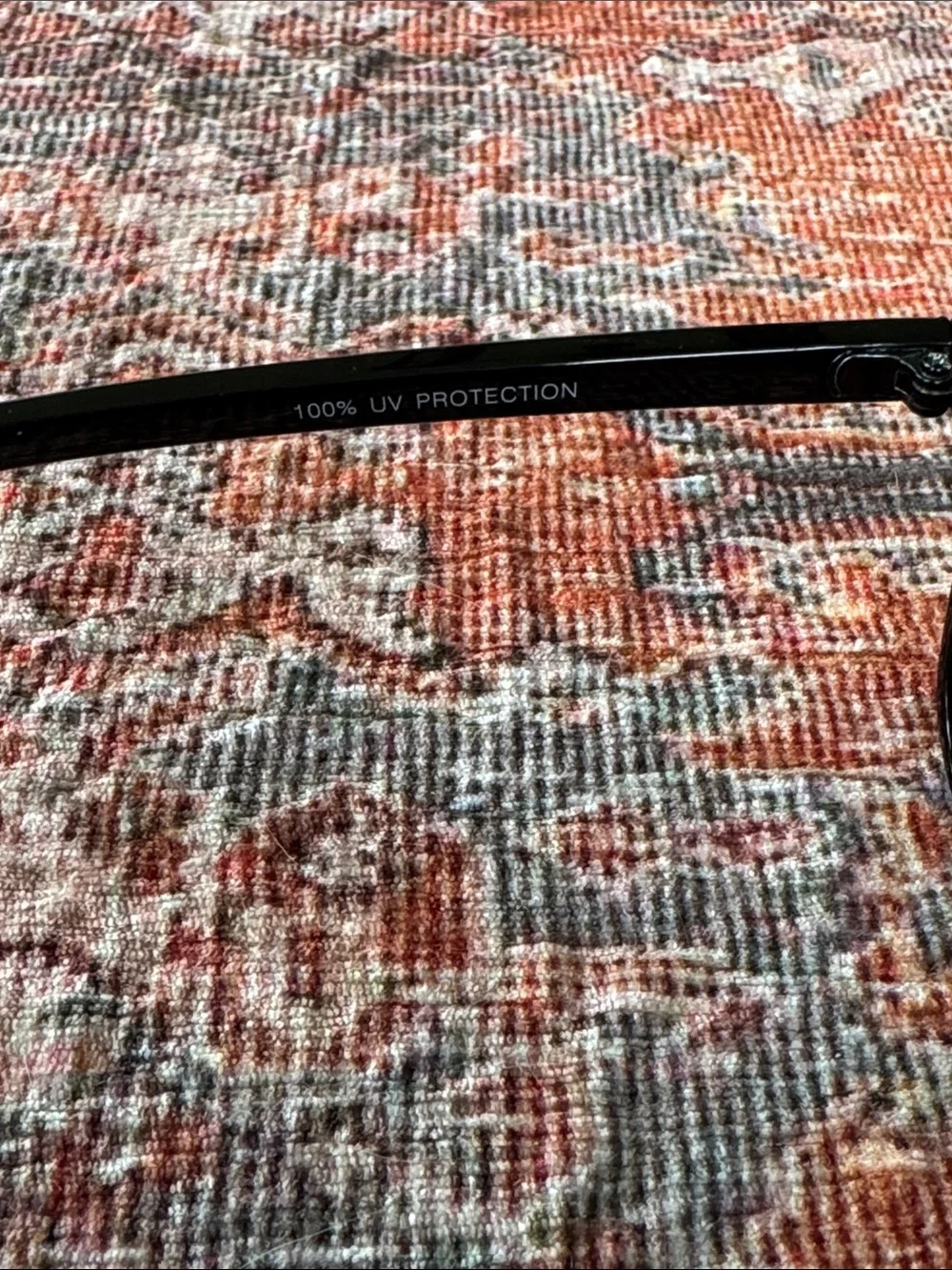 Black Sunglasses with Blue Tinted Lenses